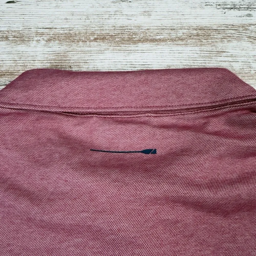 NWT J.Crew Performance Polo Shirt Mens XL COOLMAX Pink Raspberry Golf BN365